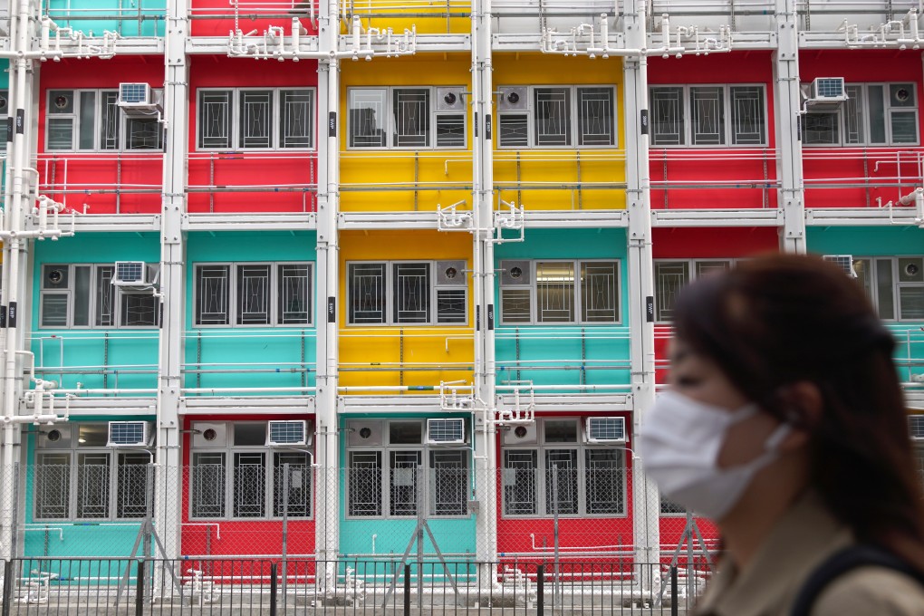 A view of the Nam Cheong Street Modular Social Housing Project, a transitional residential development in Shek Kip Mei. Photo: Winson Wong