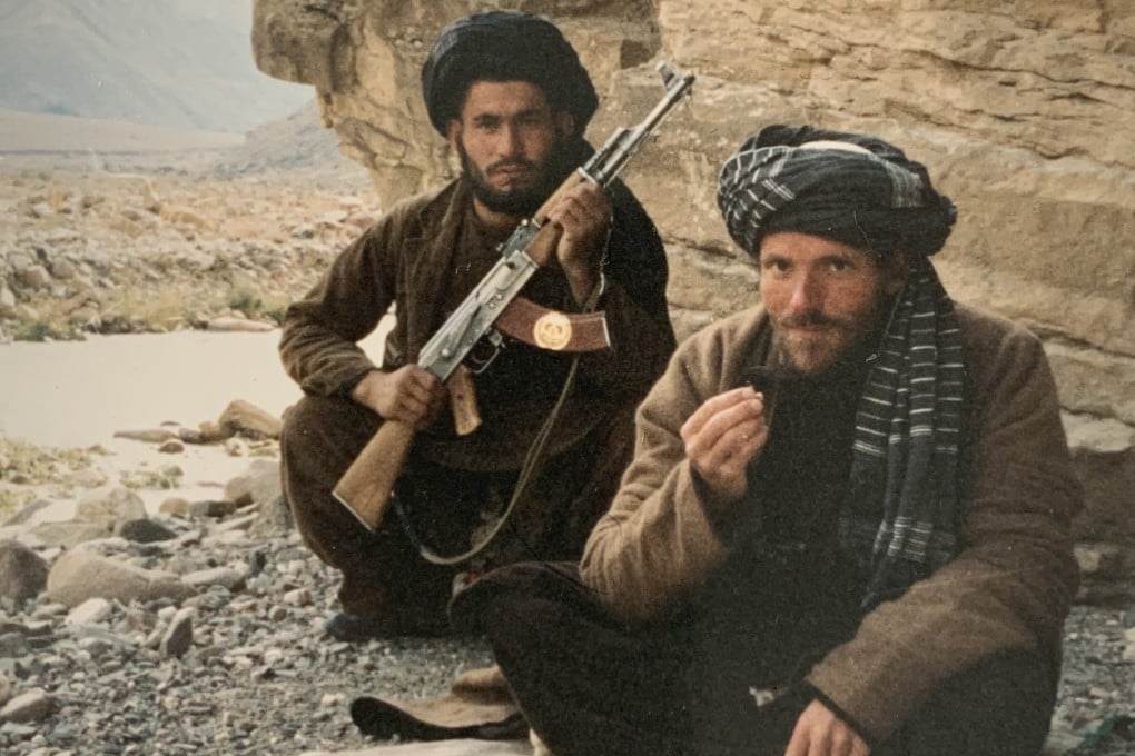 Writer, linguist, lecturer and passionate traveller Bruce Wannell (right) in Afghanistan. Photo: Bruce Wannell