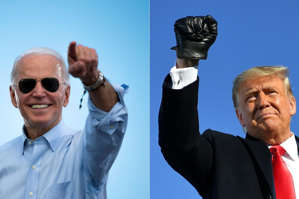 Joe Biden is ahead in the polls but Donald Trump has won from behind before. Photo: AFP