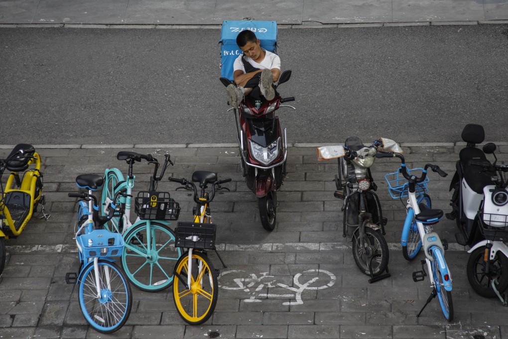China’s official non-manufacturing purchasing managers’ index (PMI), which measures sentiment in the services and construction sectors, stood at 56.2 in October, above the 55.9 reading for September. Photo: EPA-EFE