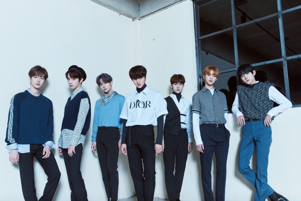 New K-pop boy band Drippin. Photo: Woollim Entertainment