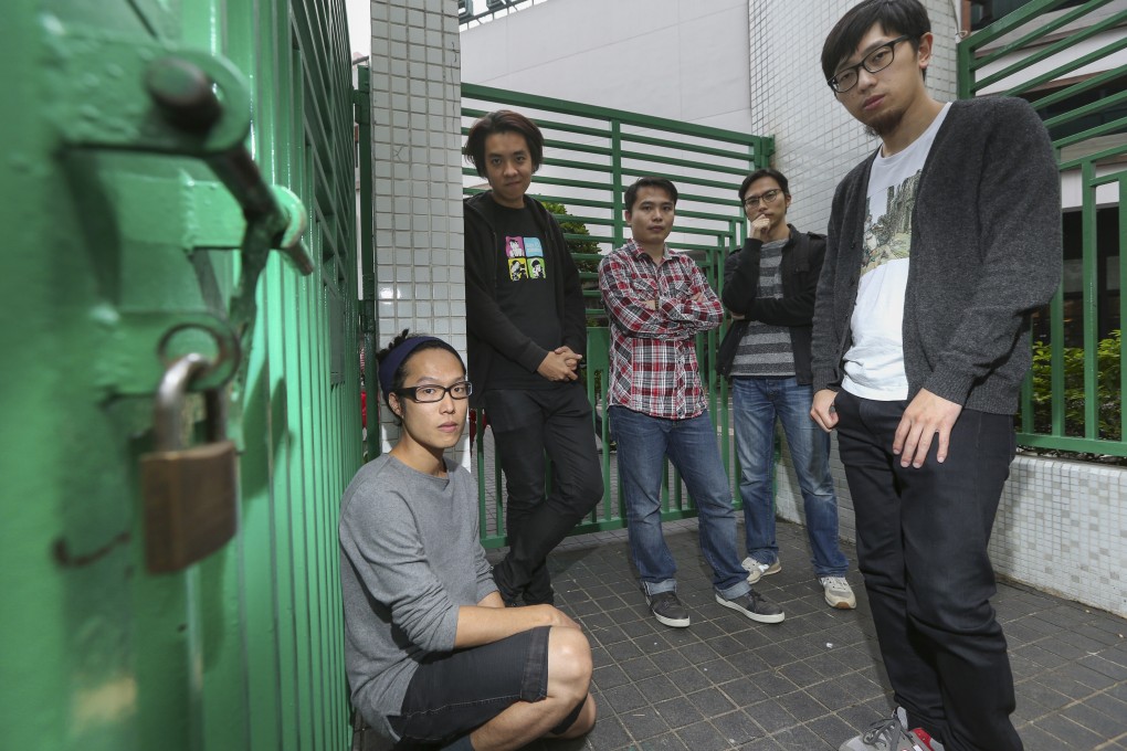 The directors of Ten Years (from left) Kwok Zune, Wong Fei-pang, Jevons Au Man-kit, Chow Kwun-wai and Ng Ka-leung, in 2015. Photo: SCMP/Nora Tam.