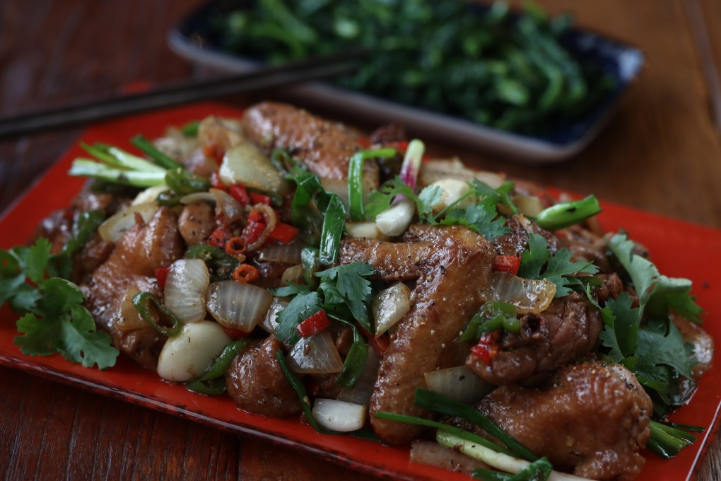 Susan Jung’s black pepper chicken. Photography: SCMP / Jonathan Wong. Styling: Nellie Ming Lee. Kitchen: courtesy of Culinart