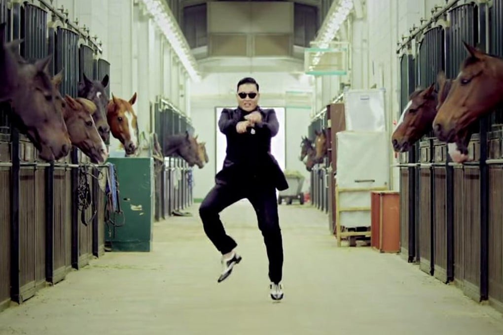 Psy (pictured) in the video of the viral 2012 hit Gangnam Style. The South Korean singer is teaming up with J.Y. Park of JYP Entertainment on a new boy band project.