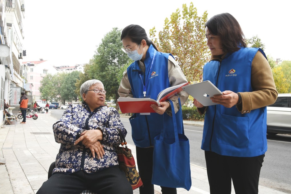 About 7 million community workers and volunteers are helping to carry out China’s latest census. Photo: AFP