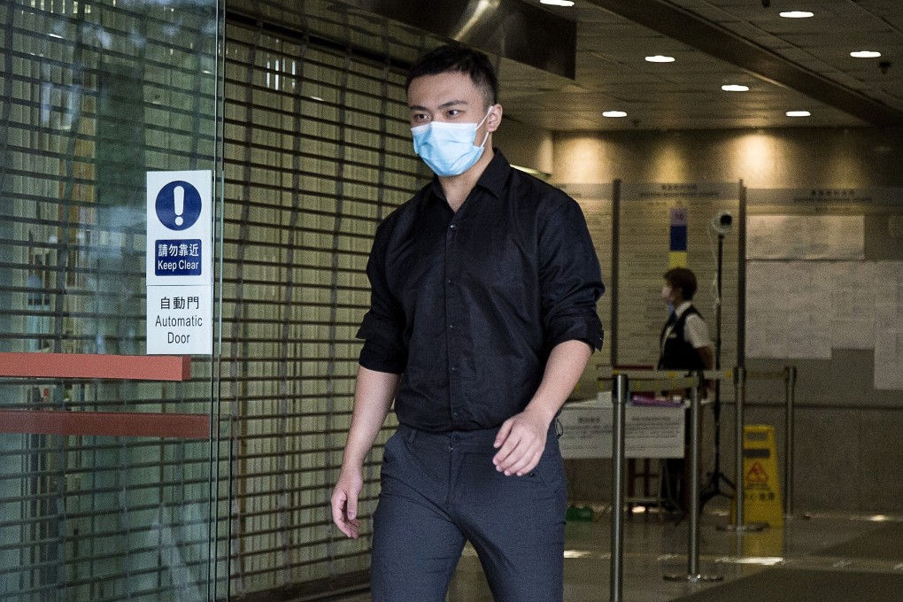 Form Six student Tang Cho-fung walks free on Tuesday after being cleared of charges connected to a November 13 protest. Photo: Brian Wong