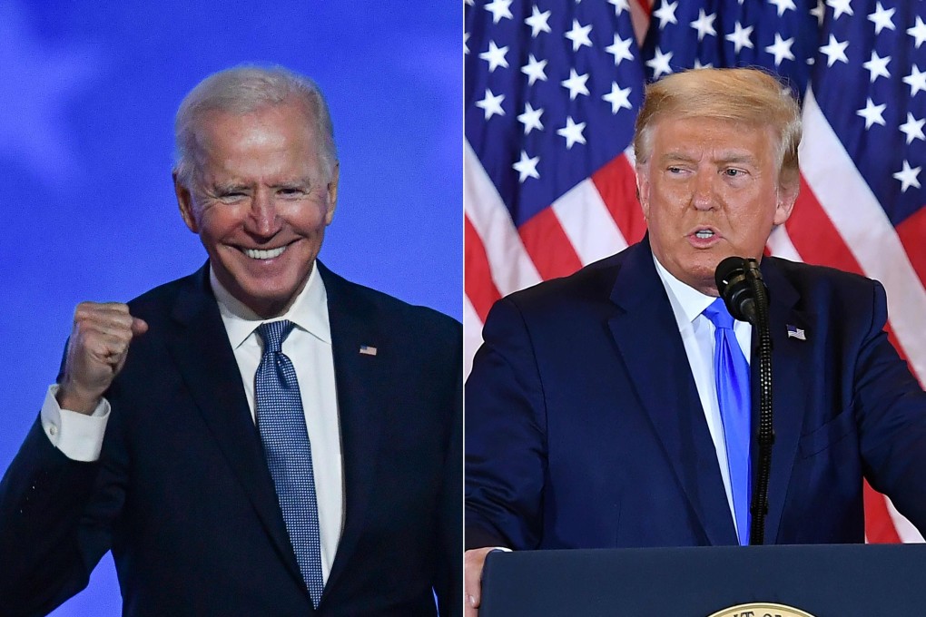 President Donald Trump and Democratic challenger Joe Biden are battling it out for the White House, with polls closed across the United States Tuesday. Photo: AFP