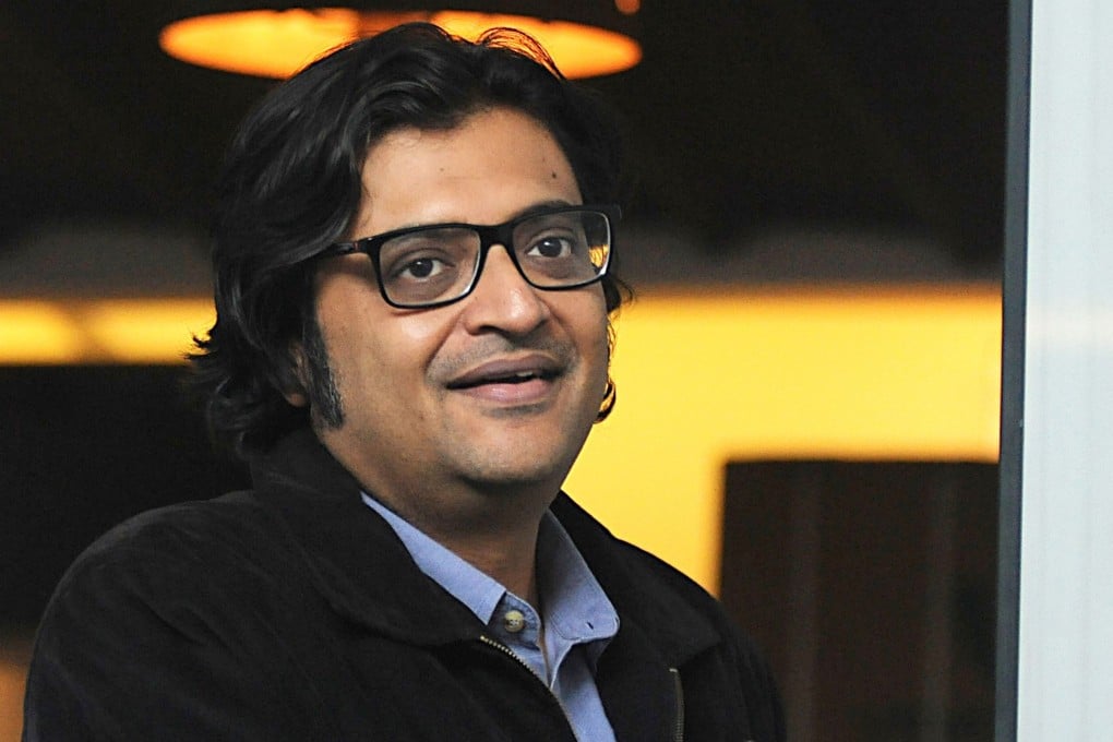 Indian television news anchor Arnab Goswami. Photo: AFP