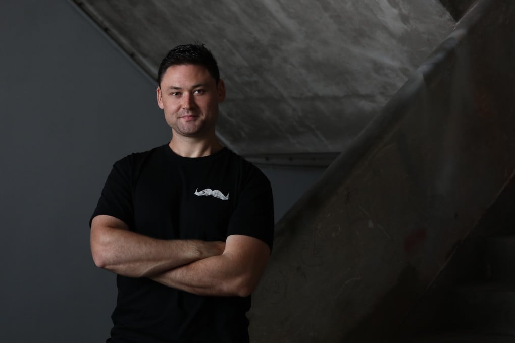 Aaron Stadlin-Robbie is an ambassador for Movember and founder of podcast Talking Mental. Photo: Jonathan Wong