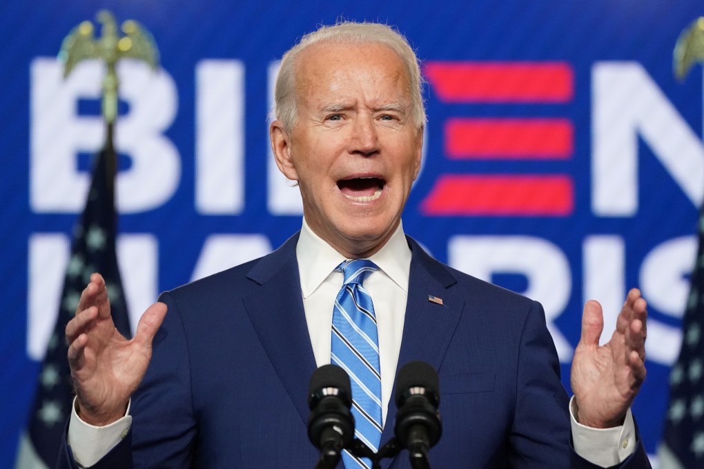 Democratic challenger Joe Biden is ahead in the razor-thin presidential race. Photo: Reuters