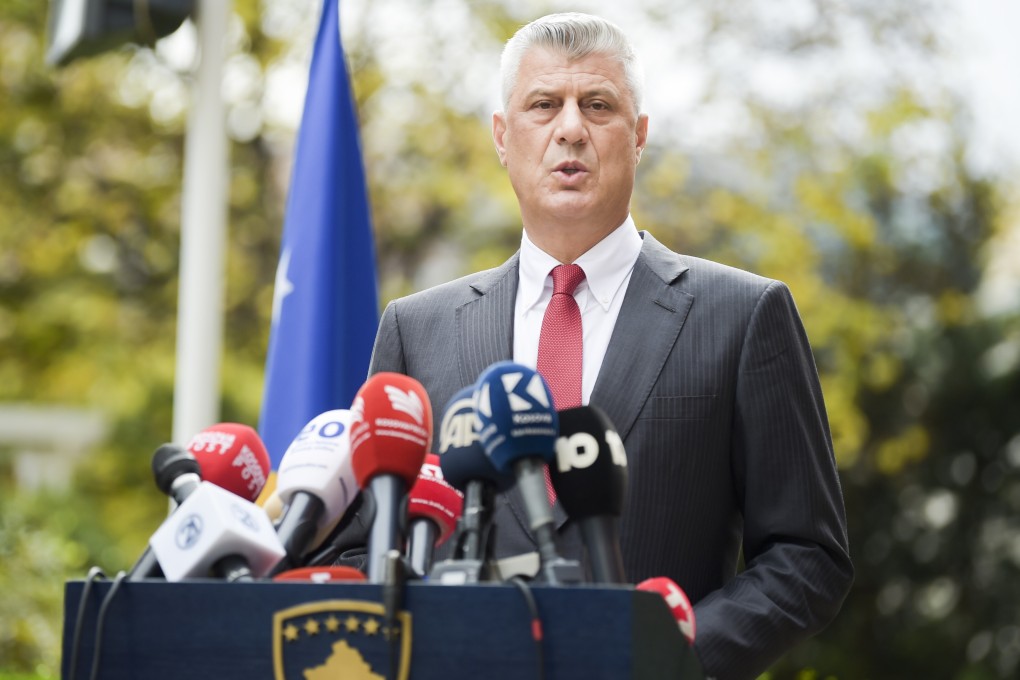 Kosovo president Hashim Thaci. Photo: EPA-EFE