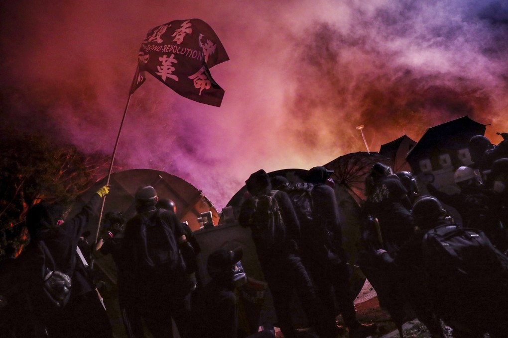 The clashes last November on and around university campuses in Hong Kong were some of the most violent of the 2019 unrest. Photo: Sam Tsang