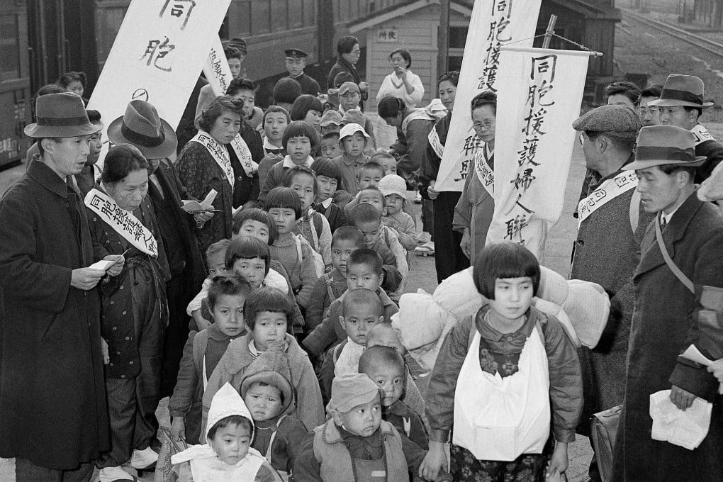 Young Japanese war orphans returning to Tokyo in 1946. Photo: AP