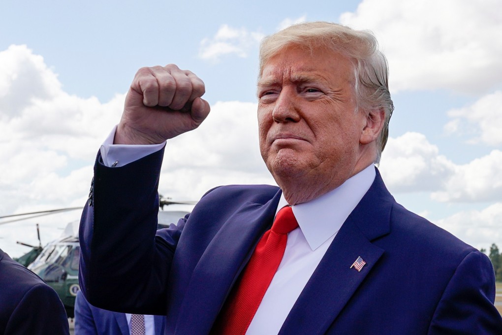 President Donald Trump arrives at Ocala International Airport in Florida in October last year. The grievances and paranoias that forged and maintained Trump’s core remain as strong and as dangerous. Photo: Reuters