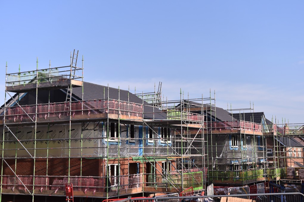 Homes under construction in Cheshire, United Kingdom. Photo: Getty Images