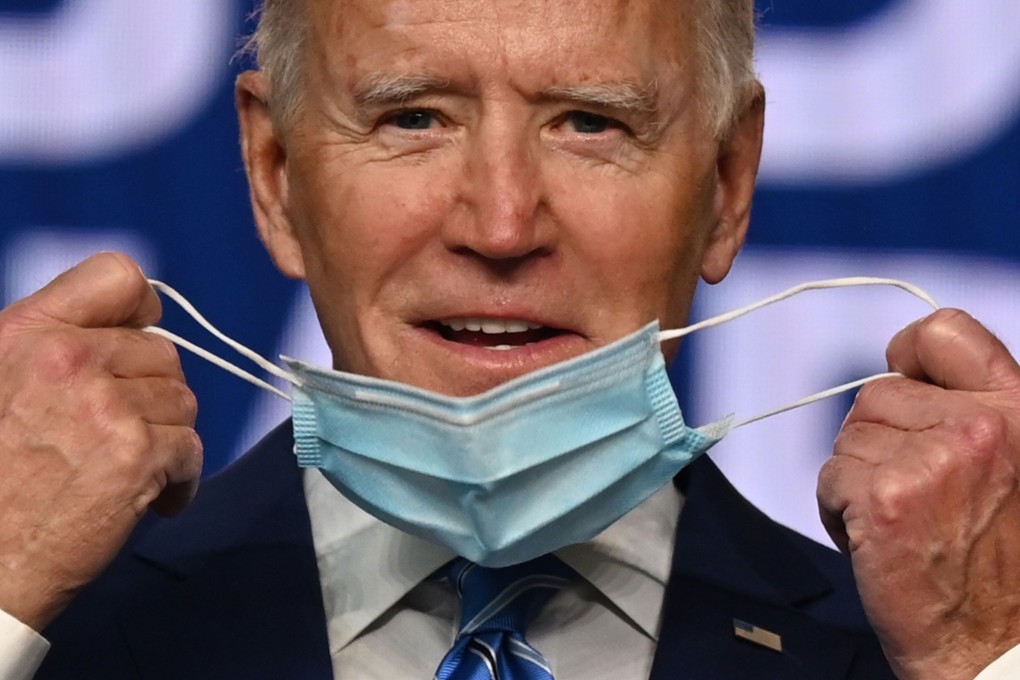 Joe Biden declared victory in the American presidential election last week but China has yet to congratulate him. Photo: AFP