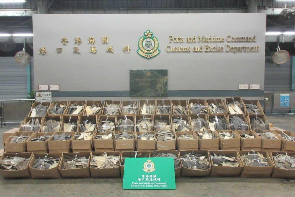 The 1.9-tonne haul has an estimated street value of HK$1.45 million. Photo: Handout