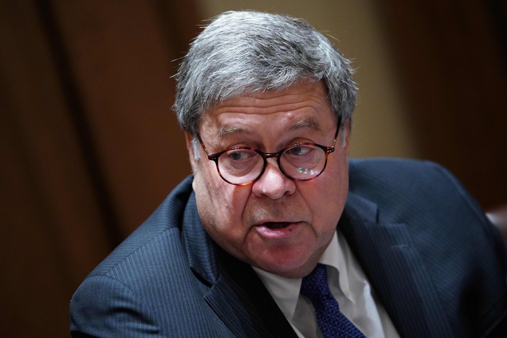 US Attorney General William Barr. Photo: AFP