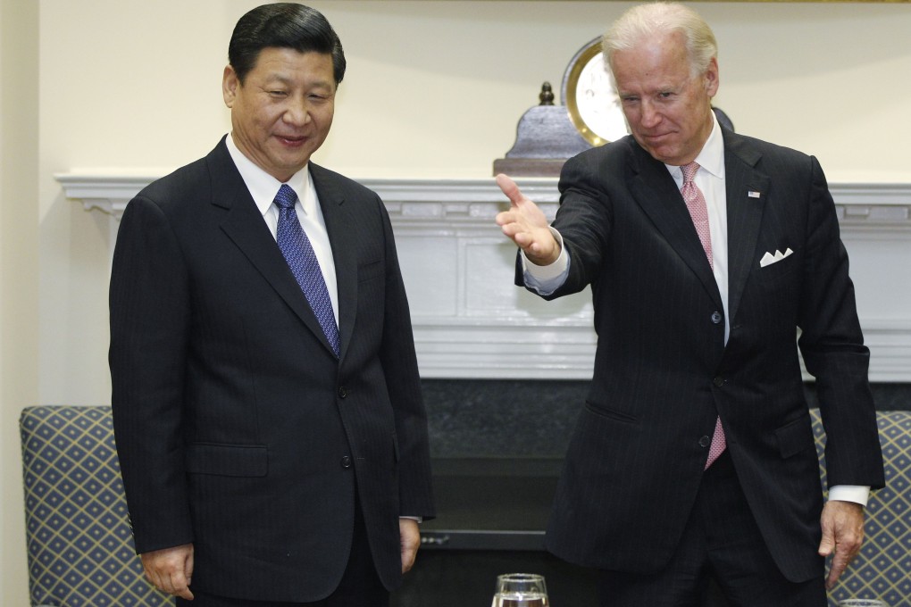 Xi Jinping and Xi Jinping meet at the White House on February 14, 2012, when they were both vice-presidents. Photo: AP