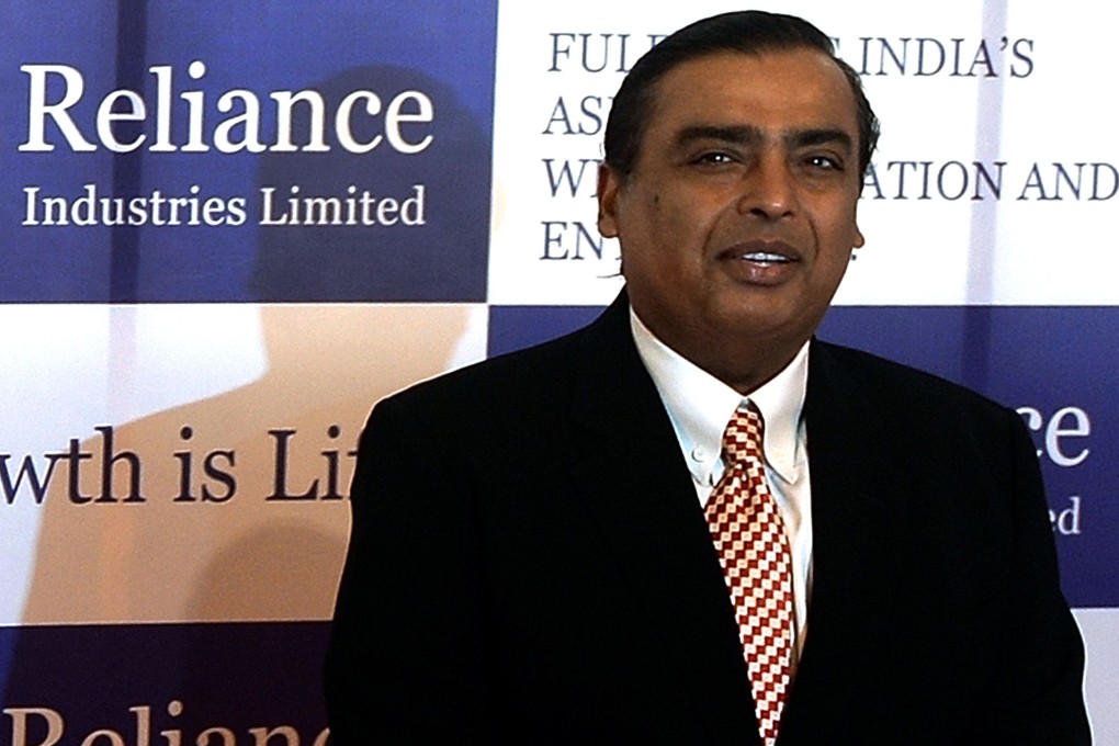 Reliance Industries chairman Mukesh Ambani. Photo: AFP