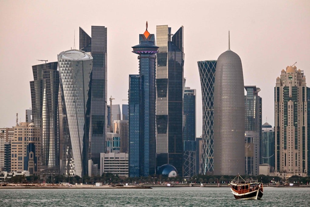 The skyline of Doha, the Qatari capital. Photo: AFP