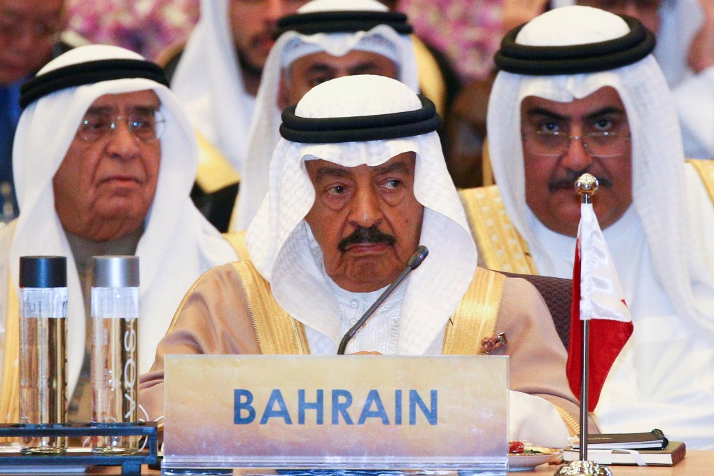 Bahrain's Prime Minister Prince Khalifa Bin Salman Al Khalifa pictured at the Asia Cooperation Dialogue summit in Bangkok, Thailand, in 2016. Photo: Reuters