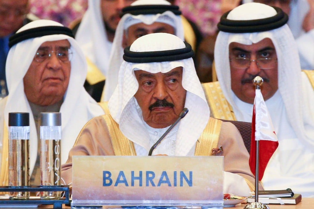 Bahrain's Prime Minister Prince Khalifa Bin Salman Al Khalifa pictured at the Asia Cooperation Dialogue summit in Bangkok, Thailand, in 2016. Photo: Reuters