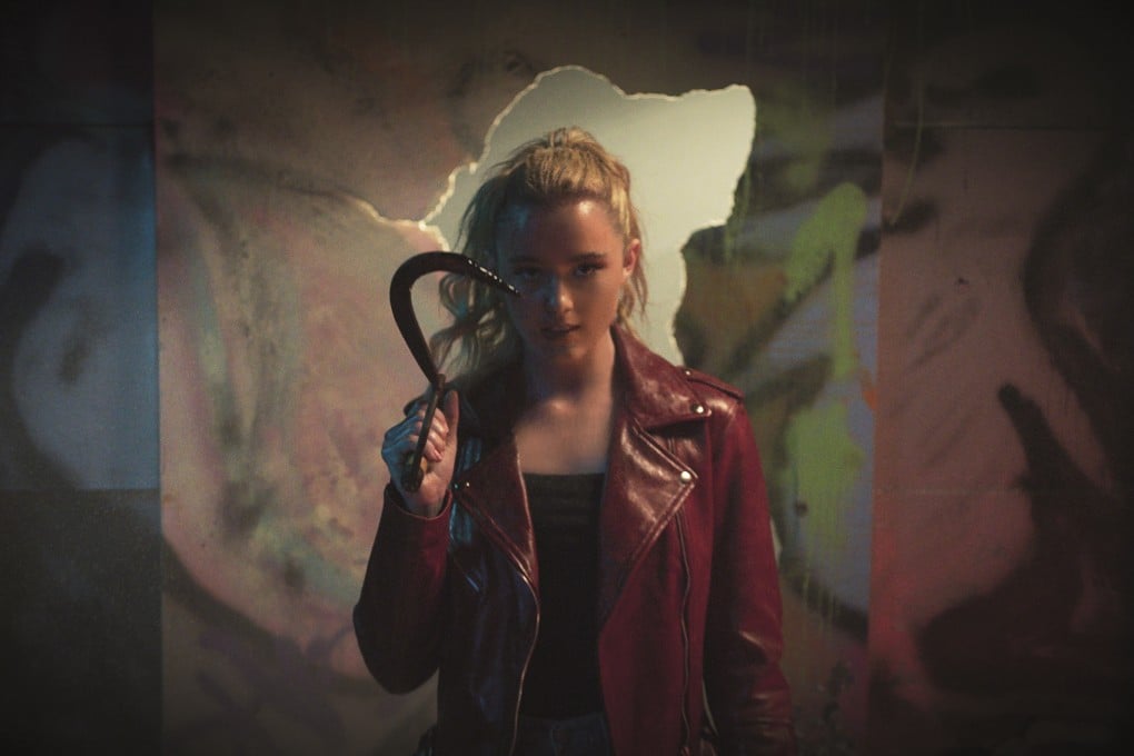 Kathryn Newton in Freaky (category III), directed by Christopher Landon. Vince Vaughn co-stars.