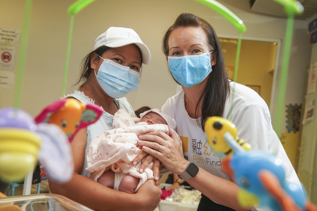 A charity led by Catherine Gurtin (right) in support of migrant families has received a lifeline from Operation Santa Claus. Photo: Winson Wong