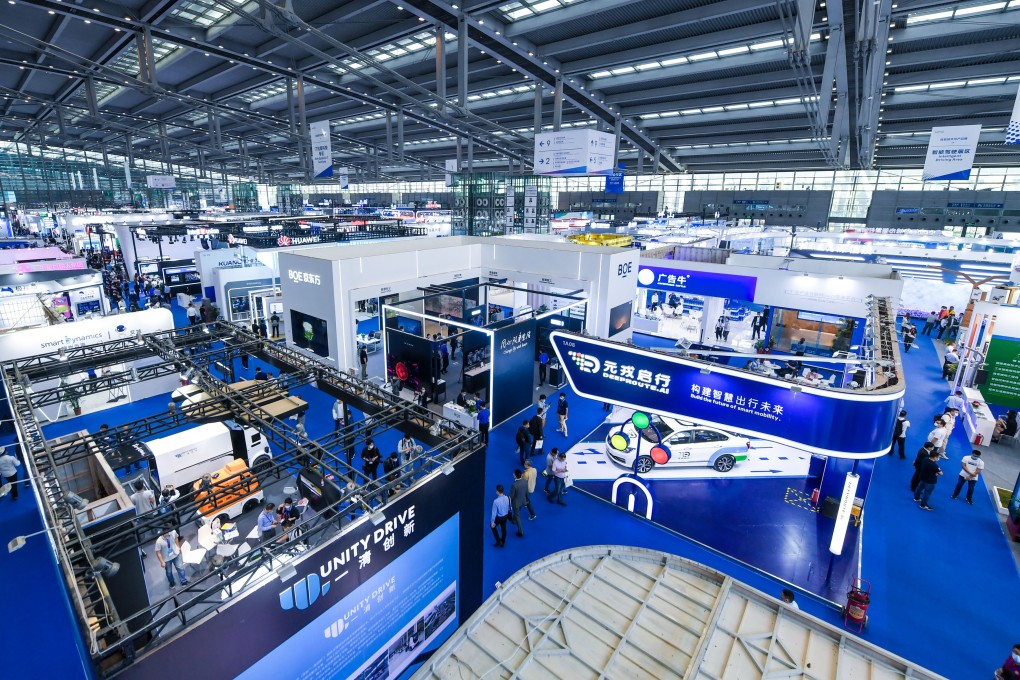 The 22nd edition of the China Hi-Tech Fair kicked off its five-day run on Wednesday in Shenzhen, with more than 3,300 online and offline exhibitors from the mainland and overseas. Photo: Xinhua