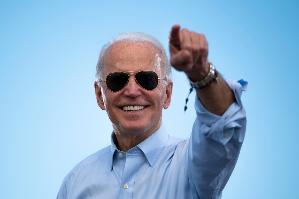 Joe Biden on the campaign trail in Florida. File photo: AFP