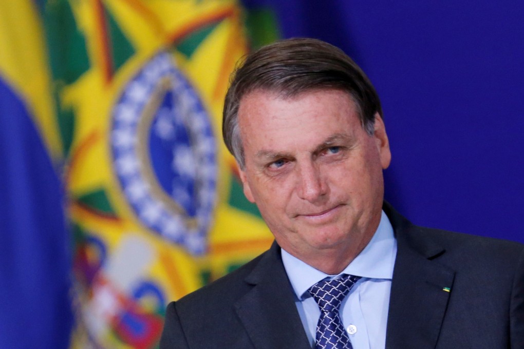 Brazil's President Jair Bolsonaro has said he does not mind if someone uses his name in the municipal election ballots. Photo: Reuters