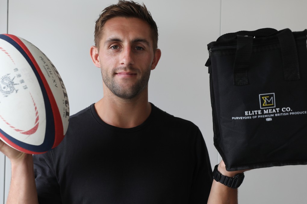 Hong Kong Rugby Union player Bryn Phillips launched his own company after struggling to find high-quality meat in Hong Kong. Photo: Xiaomei Chen