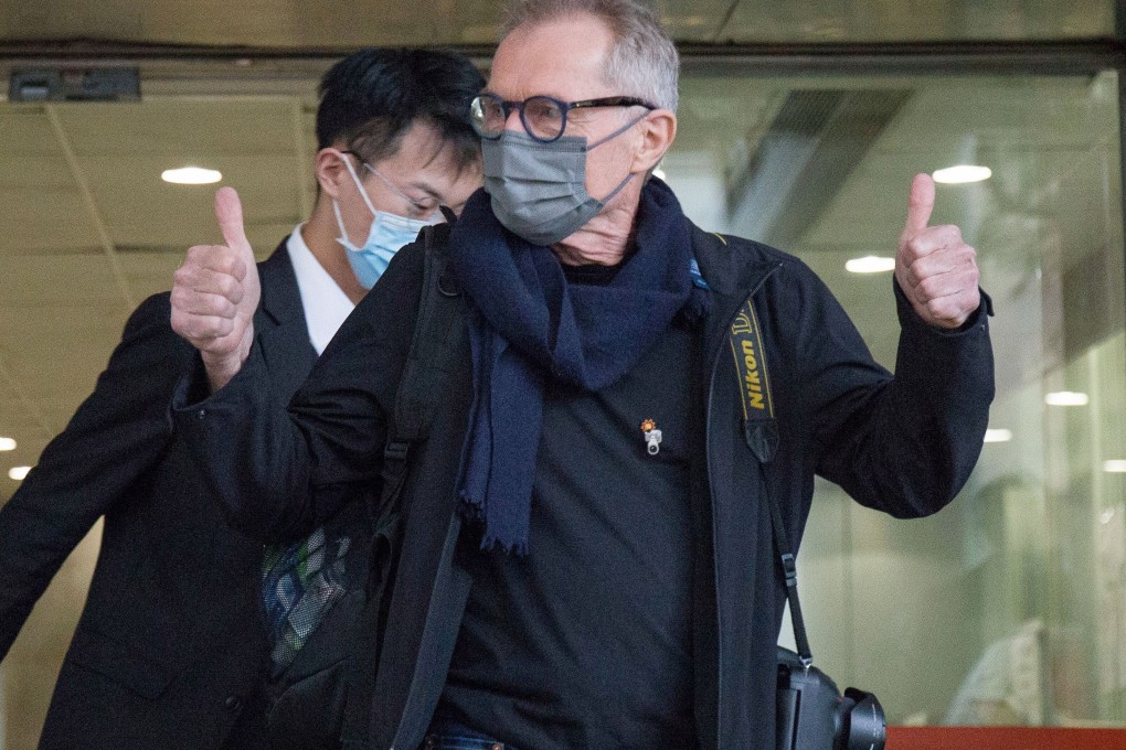 Swiss-born Marc Gerard Progin leaves Eastern Court on Friday. Photo: Brian Wong