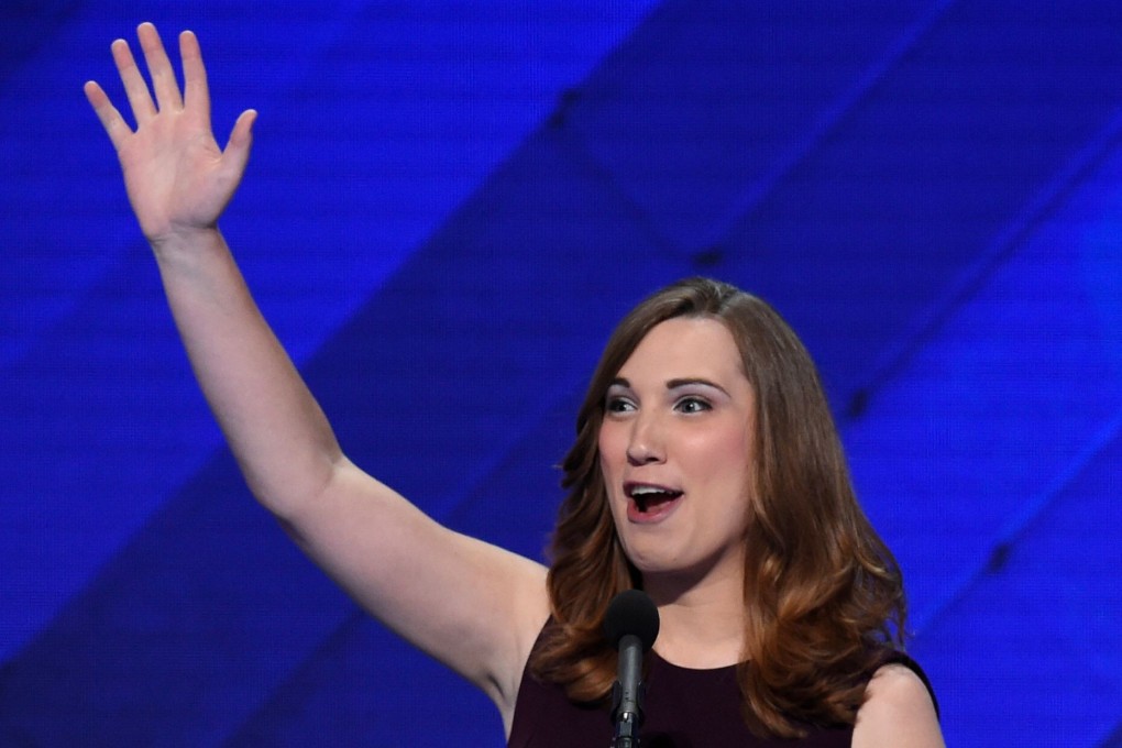 LGBT rights activist Sarah McBride is a Democrat who was elected to serve as a senator in Delaware. Photo: Getty Images North America via AFP