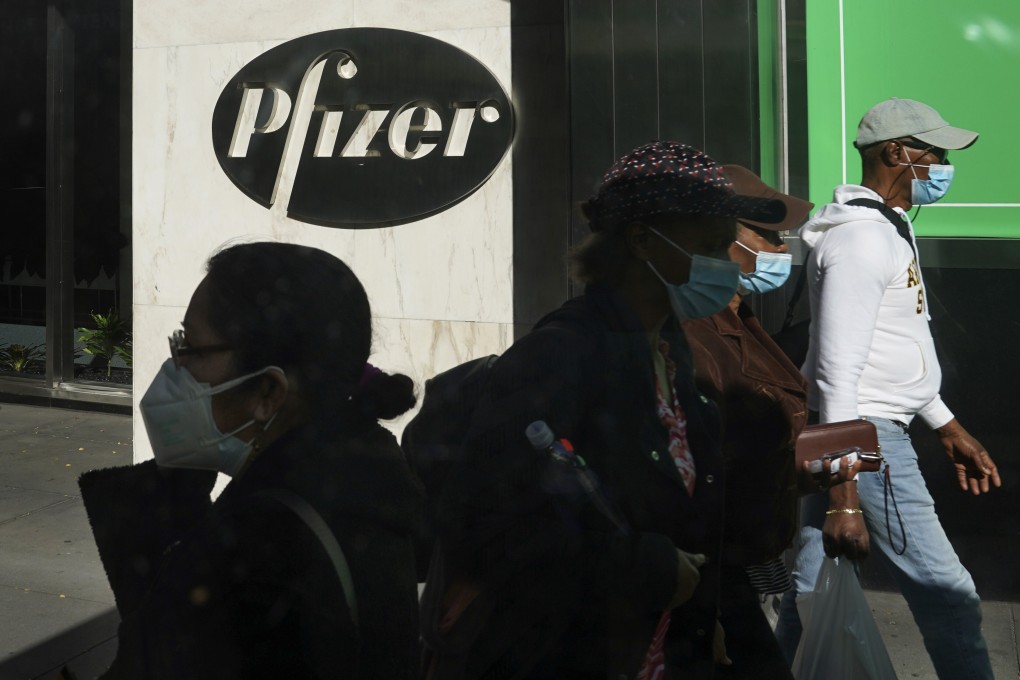 Pfizer world headquarters in New York. Photo: AP