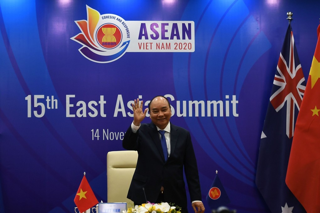 Vietnam's Prime Minister Nguyen Xuan Phuc will host the Asean virtual summit in Hanoi on Sunday. Photo: AFP