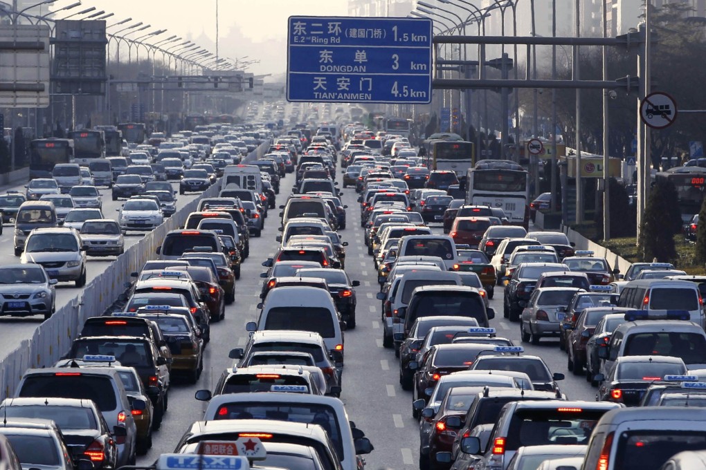 Beijing has strict limits on the number of licence plates it issues. Photo: AFP
