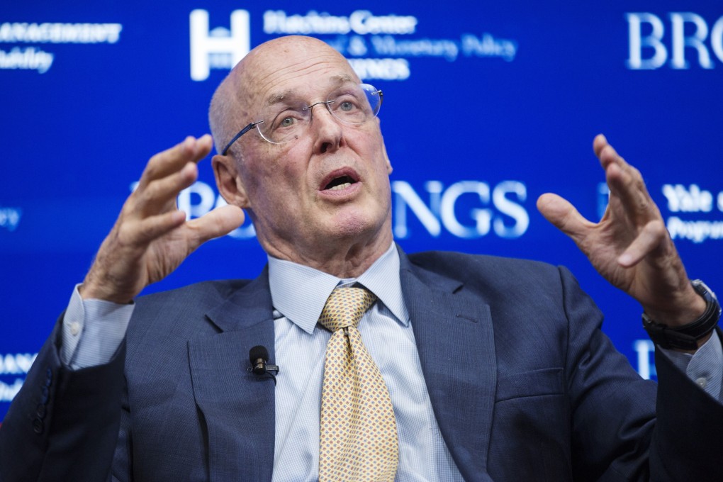 Hank Paulson, chairman of the Paulson Institute and former US Treasury secretary, in Washington in 2018. Photo: Bloomberg