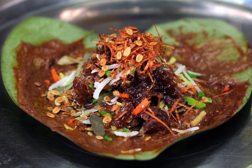 Paan is a popular Indian snack made with a betel leaf. Millions of Indians chew paan every day. Photo: Getty Images
