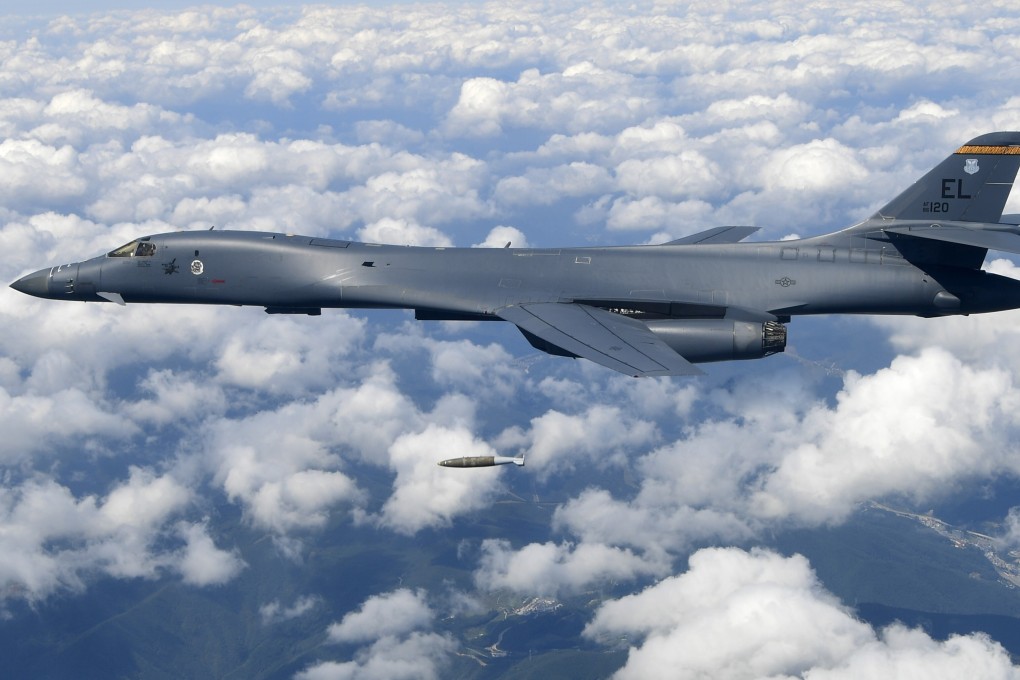 Two US Air Force B-1B bombers entered China’s ADIZ on Tuesday, according to an aviation tracking service. Photo: AP