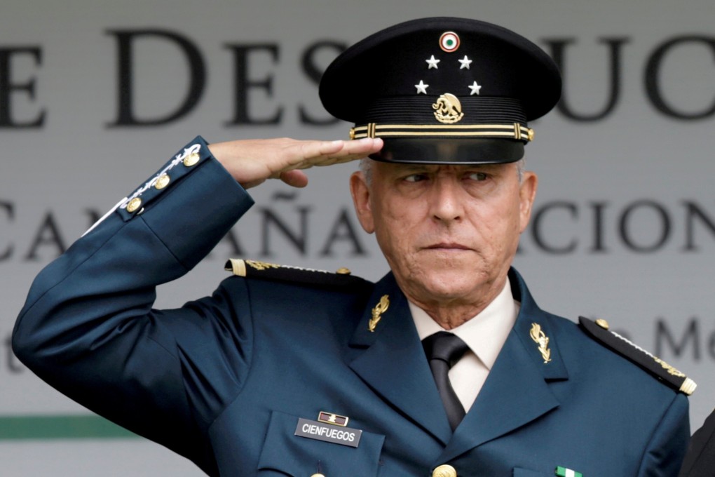 Mexico's former defence minister, General Salvador Cienfuegos in 2016. File photo: Reuters