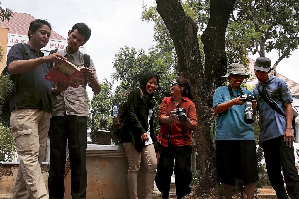 Members of Indonesia Graveyard visit the Petamburan cemetery in Jakarta. Photo: Diella Dachlan