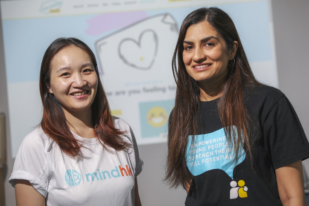 Coolminds project manager Cecilia Yiu and programme coordinator Nanki Luthra. Photo: May Tse