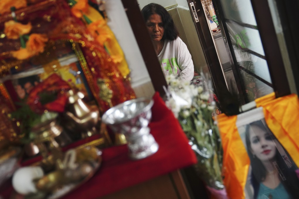 Narkit Thapa lost her daughter Anita in Sunday’s blaze. Photo: Sam Tsang