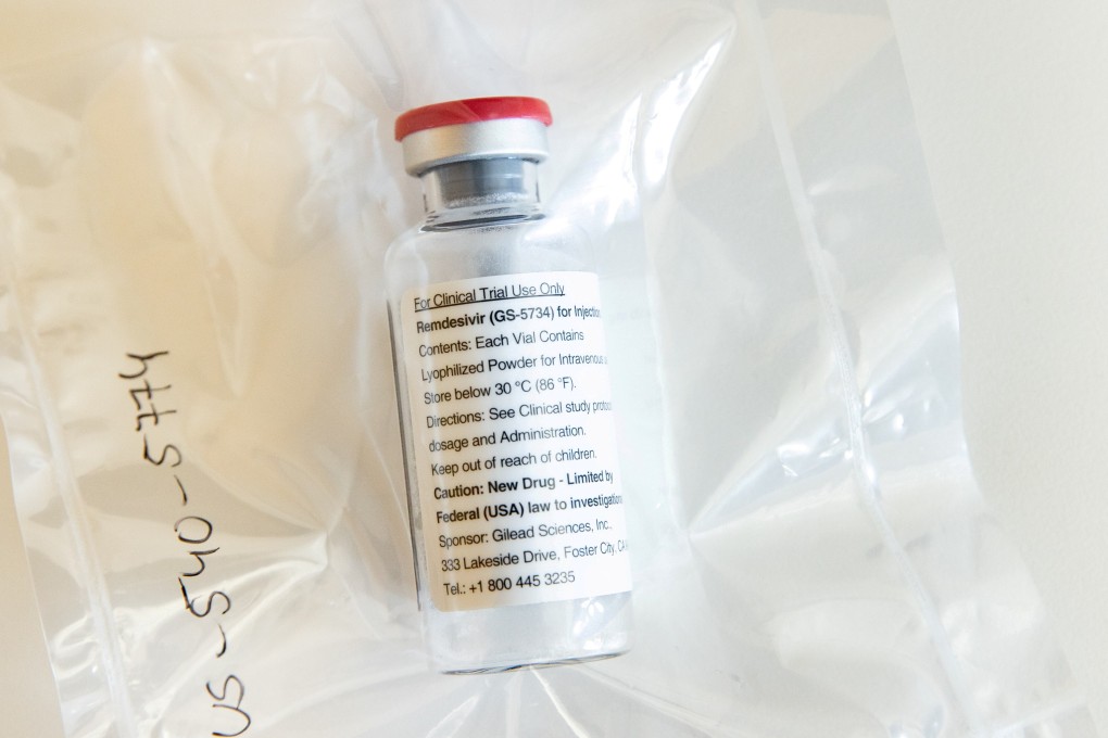 An ampule of Gilead Sciences' Covid-19 antiviral remdesivir. File photo: Reuters