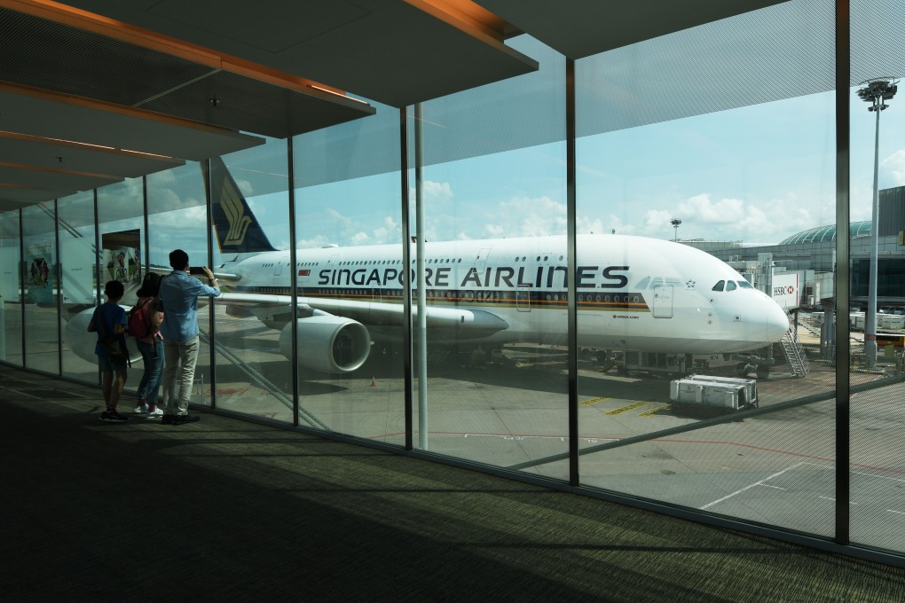 A Singapore Airlines aircraft at Changi Airport. Photo: Xinhua