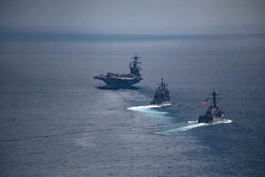 The US navy secretary said a fleet was needed “where it would be extremely relevant if, God forbid, we were to ever to get in any kind of a dust-up”. Photo: AFP/US Navy