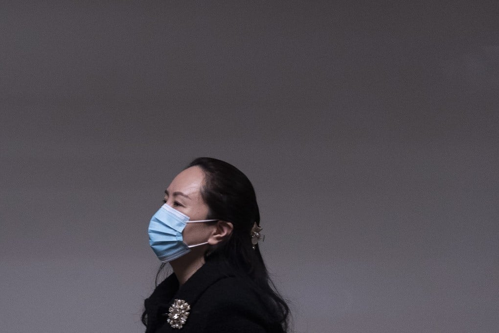 Huawei Technologies’ chief financial officer Meng Wanzhou arrives at the Supreme Court of British Columbia in Vancouver on Friday. Photo: AP