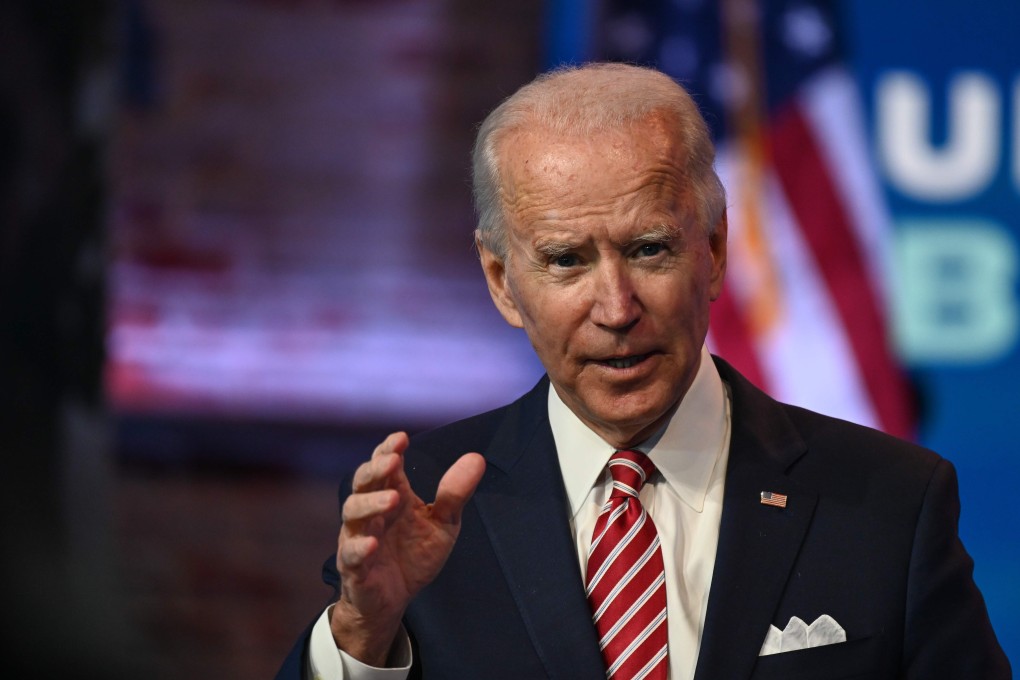 Joe Biden may try to take advantage of negative views towards China, the head of a Shenzhen think tank says. Photo: AFP